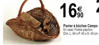 Panier à Bûches Campo