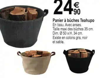 Panier à Bûches Teahupo