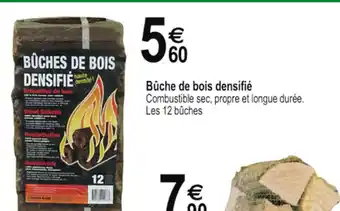 Bûche de Bois Densifié