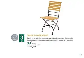 Chaise Pliante Norma