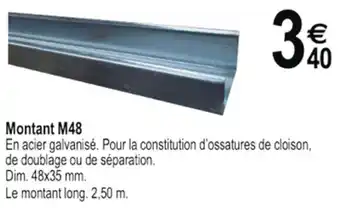 Tridôme Montant M48 offre