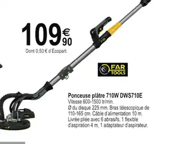Tridôme Ponceuse Plâtre 710W DWS710E offre