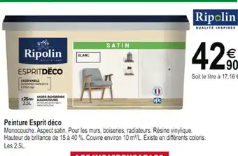 Tridôme Peinture Esprit Déco offre