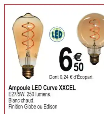 Tridôme Ampoule LED Curve XXCEL offre