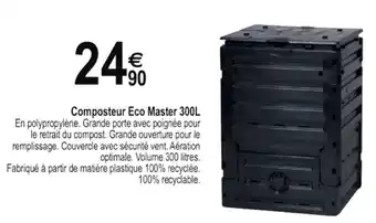 Tridôme Composteur Eco Master 300L offre