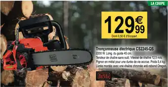 Tridôme Tronçonneuse Électrique CS2245-QS offre