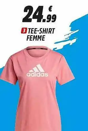 Intersport Tee-shirt Femme Adidas offre