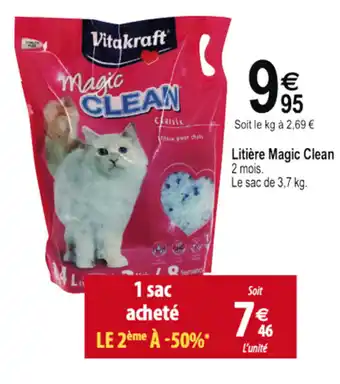Tridôme Litiére Magic Clean offre