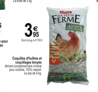 Tridôme Coquilles D'huitres Et Coquillages Broyés offre