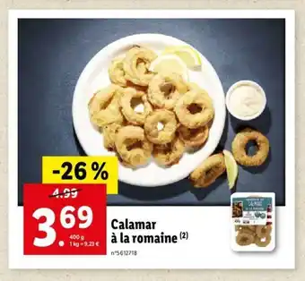 Lidl Calamar a La Romaine offre