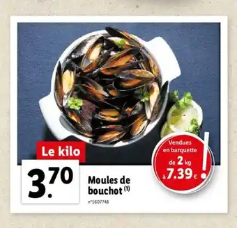 Lidl Moules De Bouchot offre