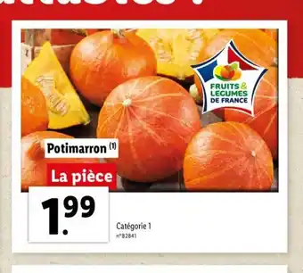 Lidl Potimarron offre