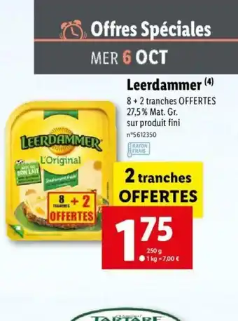 Lidl Leerdammer offre