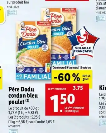 Pére Dodu Cordon Bleu Poulet