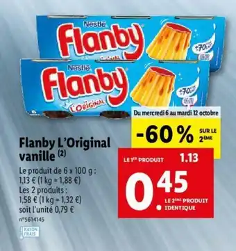 Flanby L'original Vanille
