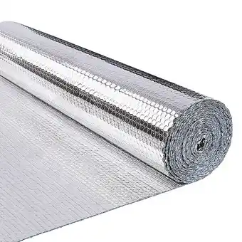 Brico Cash VOUNOT Isolant thermique a bulle double couche aluminium radiateur reflecteur 1.22x20m offre