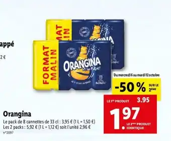 Lidl Orangina offre
