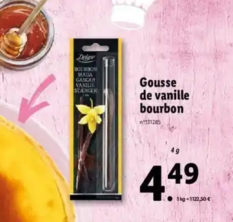 Lidl Gousse De Vanille Bourbon offre