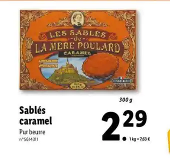 Sablés Caramel