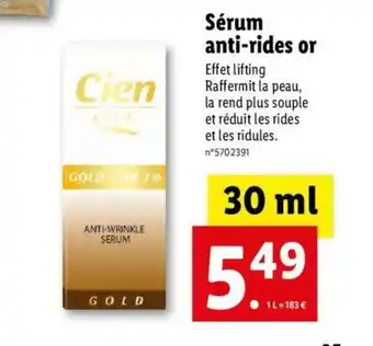 Sérum Anti-rides or