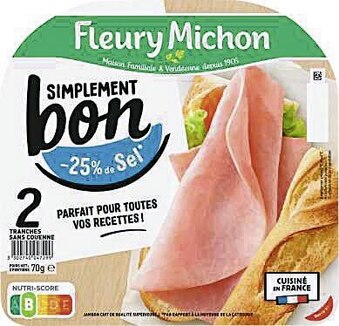 Casino Supermarchés BON PLAN SUR LA GAMME JAMBON SIMPLEMENT BON FLEURY MICHON offre