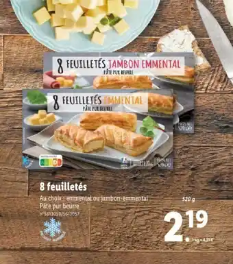 Lidl 8 Féuilletés offre