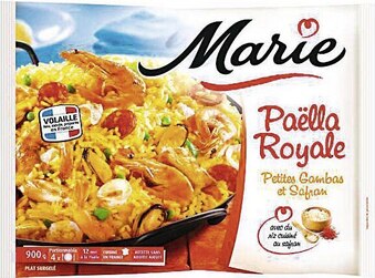 Casino Supermarchés Paëlla Royale Petites Gambas et Safran surgelée offre