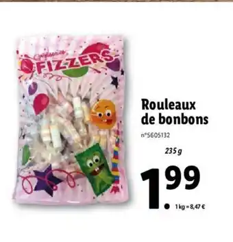 Lidl Rouleaux De Bonbons offre