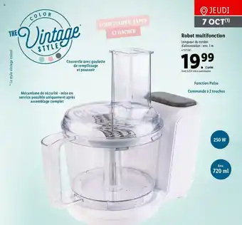 Lidl Robot Multifonction offre