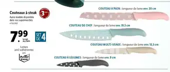 Lidl Couteaux A Steak offre