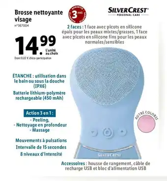 Lidl Brosse Nettoyante Visage offre