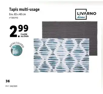 Lidl Tapis Multi-usage offre