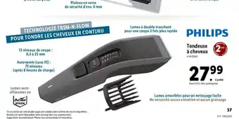 Lidl Tondeuse A Cheveux offre