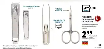 Lidl Accessoire De Manucure Ou Pédicure offre