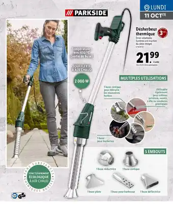Lidl Désherbeur Thermique offre