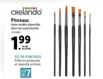 Lidl Pinceaux offre
