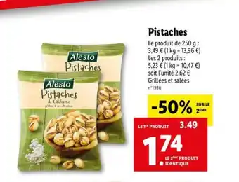 Lidl Pistaches offre