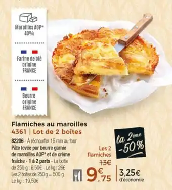 Thiriet Flamiches Au Maroilles offre
