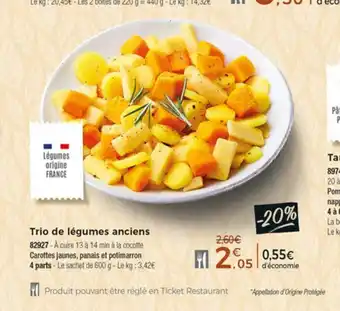 Trio De Légumes Anciens