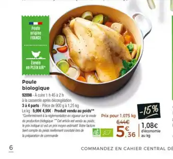 Poule Biologique