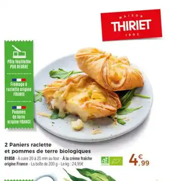 2 Paniers Raciette Et Pommes De Terre Biologiques