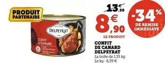 U Express Delpeyrat confit de canard offre