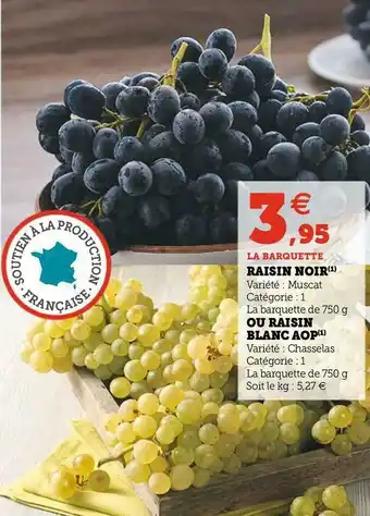 U Express Raisin noir offre