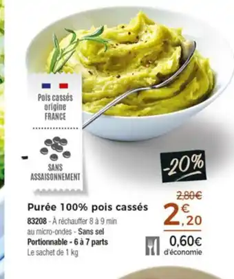 Thiriet Purée 100% Pos Cassés offre
