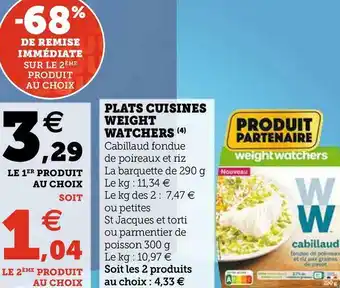 Weight watchers plats cuisines