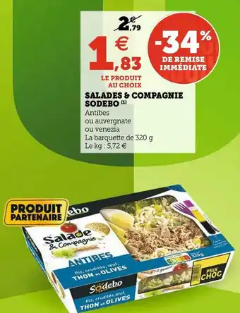 U Express Sodebo salades & compagnie offre