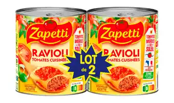 Carrefour ZAPETTI Ravioli à la tomate cuisinée offre