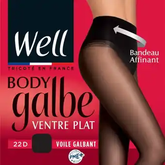 Promo WELL Collant Body Galbe ventre plat chez Carrefour