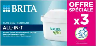 Carrefour BRITA Pack de 3 cartouches filtrantes Maxtra Pro All In 1 offre