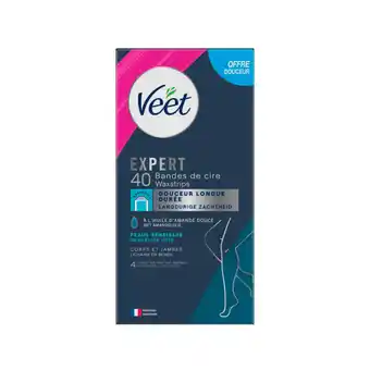 Carrefour VEET EXPERT Bandes de cire Offre Douceur offre